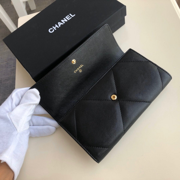 CL 19 LONG FLAP WALLET [Chanle923] CELINE CHANEL ACCESSORIES LOEWE SHOES LOUIS VUITTON DIRO YSL OTHER BRAND HANDBAGS BALENCIAGA BOTTEGA VENETA GOYARD HERMES BURBERRY VALENTINO GUCCI FENDI MIUMIU CHLOE PRADA BVLGARI SUITCASE NEW ARRIVAL 