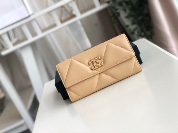 CL 19 LONG FLAP WALLET [Chanle922] CELINE CHANEL ACCESSORIES LOEWE SHOES LOUIS VUITTON DIRO YSL OTHER BRAND HANDBAGS BALENCIAGA BOTTEGA VENETA GOYARD HERMES BURBERRY VALENTINO GUCCI FENDI MIUMIU CHLOE PRADA BVLGARI SUITCASE NEW ARRIVAL 