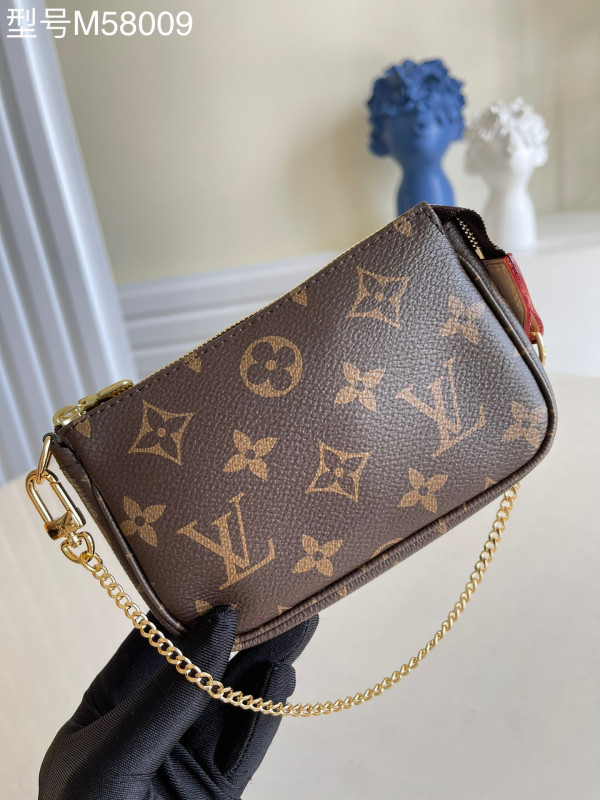 LOUIS VUITTON MINI POCHETTE ACCESSOIRES [M58009] CELINE CHANEL ACCESSORIES LOEWE SHOES LOUIS VUITTON DIRO YSL OTHER BRAND HANDBAGS BALENCIAGA BOTTEGA VENETA GOYARD HERMES BURBERRY VALENTINO GUCCI FENDI MIUMIU CHLOE PRADA BVLGARI SUITCASE NEW ARRIVAL 