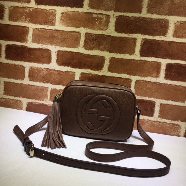 (image for) GUCCI Soho small leather disco bag