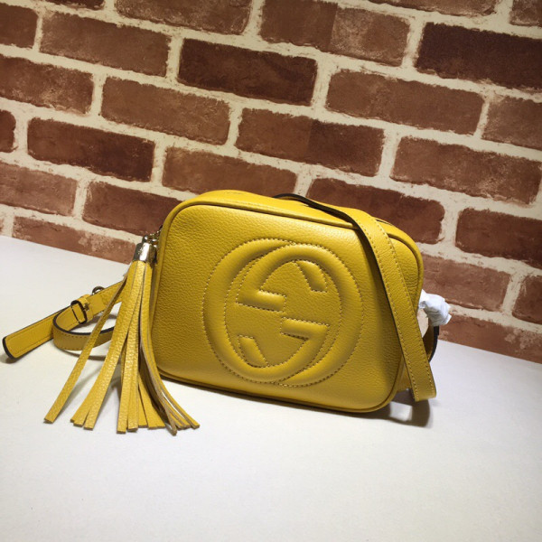 (image for) GUCCI Soho small leather disco bag