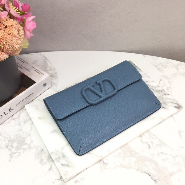 VALENTINO GARAVANI VSLING GRAINY CLUTCH (image for) VALENTINO GARAVANI VSLING GRAINY CLUTCH
