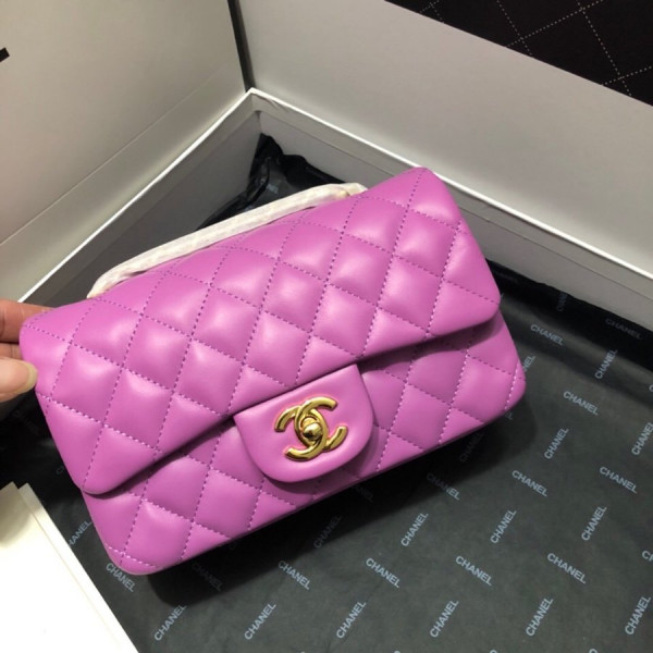 (image for) CL FLAP BAG LAMBSKIN-20CM