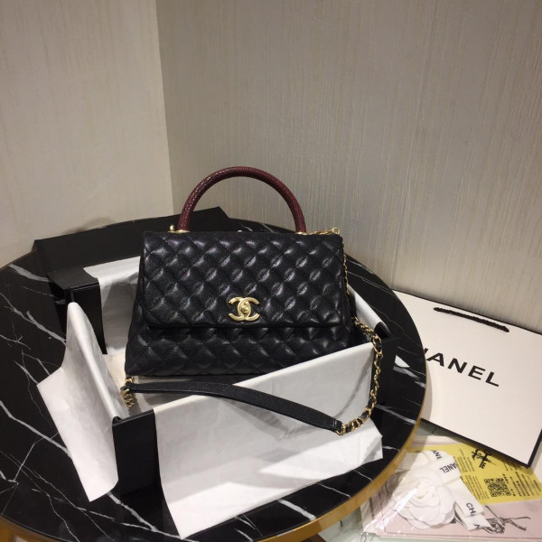 CL Coco Handle Bag [Chanle315] CELINE CHANEL ACCESSORIES LOEWE SHOES LOUIS VUITTON DIRO YSL OTHER BRAND HANDBAGS BALENCIAGA BOTTEGA VENETA GOYARD HERMES BURBERRY VALENTINO GUCCI FENDI MIUMIU CHLOE PRADA BVLGARI SUITCASE NEW ARRIVAL 