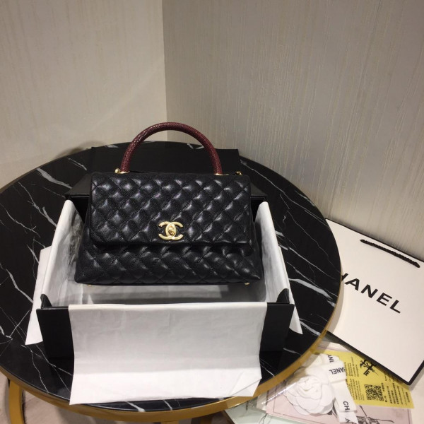 CL Coco Handle Bag [Chanle315] CELINE CHANEL ACCESSORIES LOEWE SHOES LOUIS VUITTON DIRO YSL OTHER BRAND HANDBAGS BALENCIAGA BOTTEGA VENETA GOYARD HERMES BURBERRY VALENTINO GUCCI FENDI MIUMIU CHLOE PRADA BVLGARI SUITCASE NEW ARRIVAL 