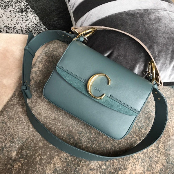 CHLO? SMALL C DOUBLE CARRY BAG (image for) CHLO? SMALL C DOUBLE CARRY BAG