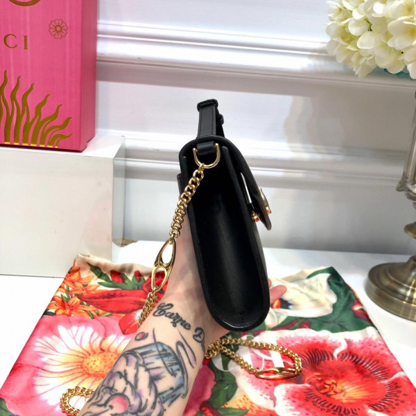 (image for) Gucci Zumi smooth leather small shoulder bag