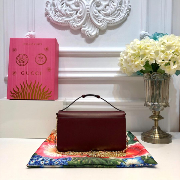 (image for) Gucci Zumi smooth leather small shoulder bag