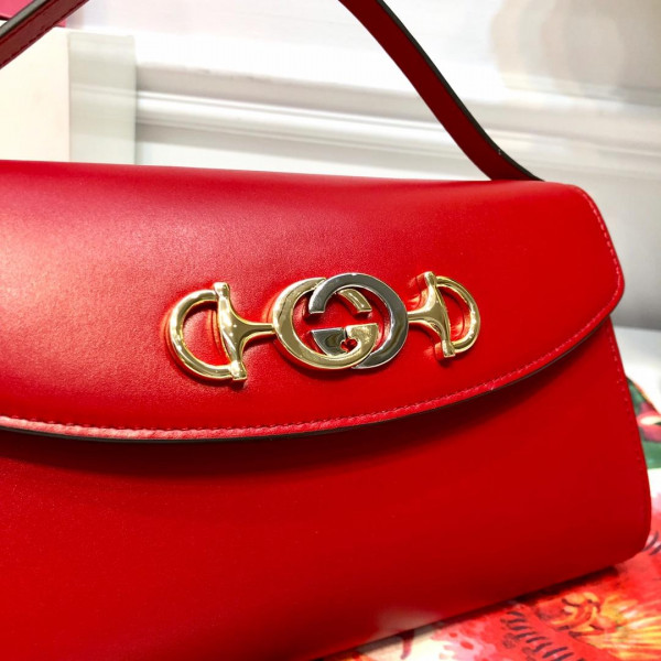 (image for) Gucci Zumi smooth leather small shoulder bag