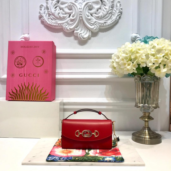 (image for) Gucci Zumi smooth leather mini shoulder bag