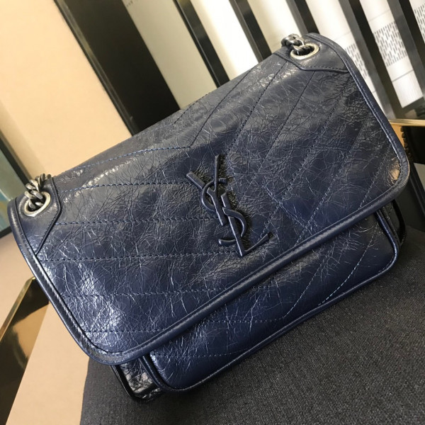 YSL NIKI MEDIUM [Y19031825] CELINE CHANEL ACCESSORIES LOEWE SHOES LOUIS VUITTON DIRO YSL OTHER BRAND HANDBAGS BALENCIAGA BOTTEGA VENETA GOYARD HERMES BURBERRY VALENTINO GUCCI FENDI MIUMIU CHLOE PRADA BVLGARI SUITCASE NEW ARRIVAL 
