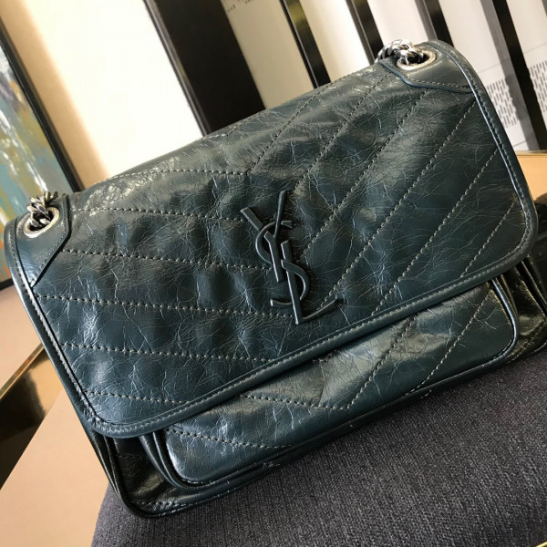 YSL NIKI MEDIUM [Y19031821] CELINE CHANEL ACCESSORIES LOEWE SHOES LOUIS VUITTON DIRO YSL OTHER BRAND HANDBAGS BALENCIAGA BOTTEGA VENETA GOYARD HERMES BURBERRY VALENTINO GUCCI FENDI MIUMIU CHLOE PRADA BVLGARI SUITCASE NEW ARRIVAL 