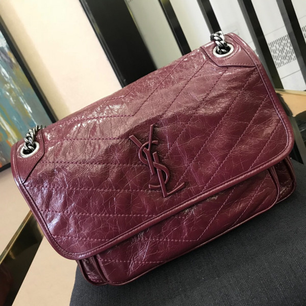 YSL NIKI MEDIUM [Y19031818] CELINE CHANEL ACCESSORIES LOEWE SHOES LOUIS VUITTON DIRO YSL OTHER BRAND HANDBAGS BALENCIAGA BOTTEGA VENETA GOYARD HERMES BURBERRY VALENTINO GUCCI FENDI MIUMIU CHLOE PRADA BVLGARI SUITCASE NEW ARRIVAL 