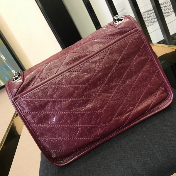 YSL NIKI MEDIUM [Y19031818] CELINE CHANEL ACCESSORIES LOEWE SHOES LOUIS VUITTON DIRO YSL OTHER BRAND HANDBAGS BALENCIAGA BOTTEGA VENETA GOYARD HERMES BURBERRY VALENTINO GUCCI FENDI MIUMIU CHLOE PRADA BVLGARI SUITCASE NEW ARRIVAL 