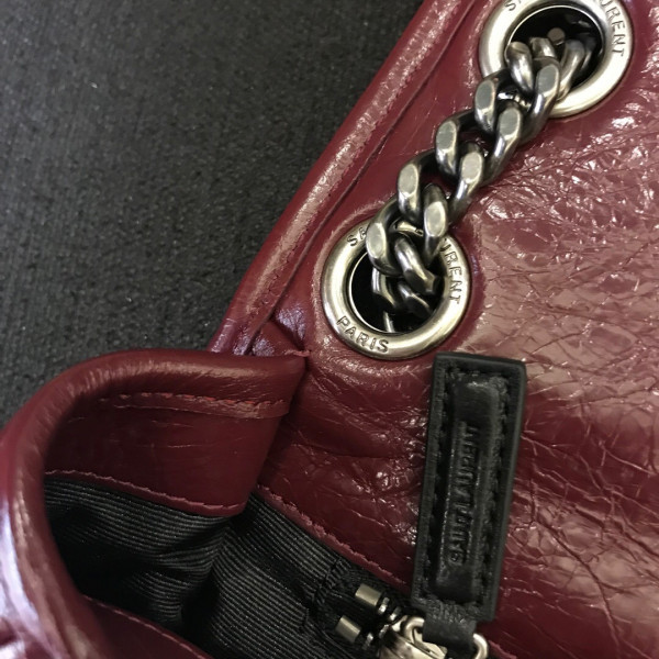 YSL NIKI MEDIUM [Y19031818] CELINE CHANEL ACCESSORIES LOEWE SHOES LOUIS VUITTON DIRO YSL OTHER BRAND HANDBAGS BALENCIAGA BOTTEGA VENETA GOYARD HERMES BURBERRY VALENTINO GUCCI FENDI MIUMIU CHLOE PRADA BVLGARI SUITCASE NEW ARRIVAL 