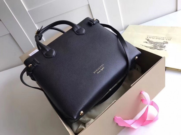 (image for) Burberry The Medium Banner in Leather and House Check