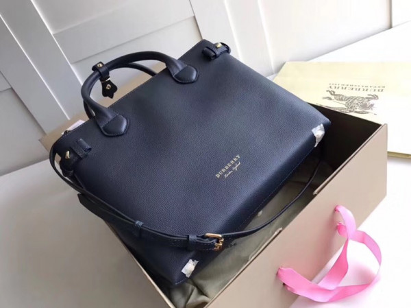 (image for) Burberry The Medium Banner in Leather and House Check