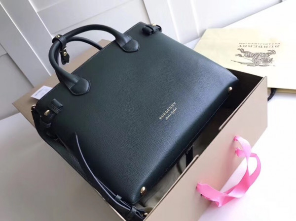 (image for) Burberry The Medium Banner in Leather and House Check