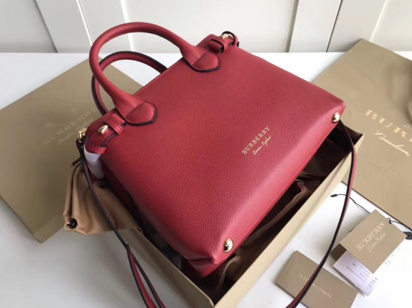 (image for) Burberry The Small Banner in Leather and House Check