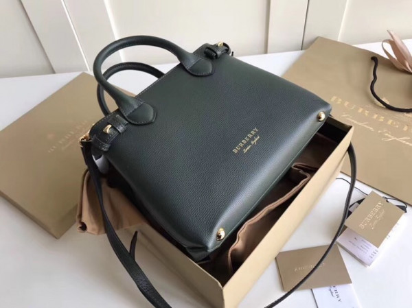 (image for) Burberry The Small Banner in Leather and House Check