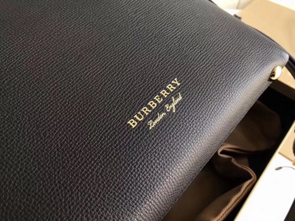 (image for) Burberry The Small Banner in Leather and House Check