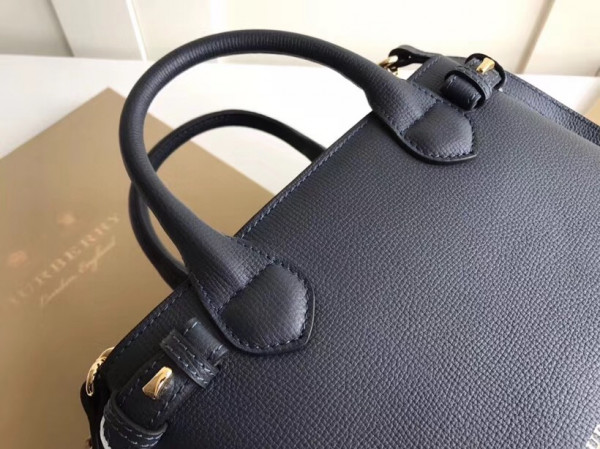 (image for) Burberry The Small Banner in Leather and House Check