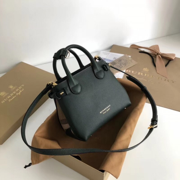 (image for) Burberry The Baby Banner in Leather and House Check