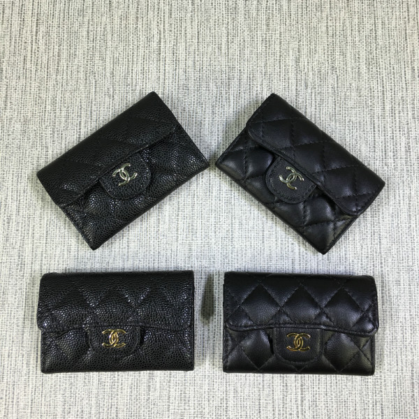 (image for) CL Lambskin Wallet Gold / Silver Hardare