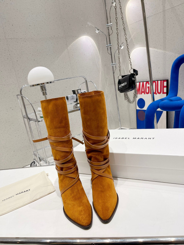 (image for) ISABEL MARANT Siane suede knee-high boots