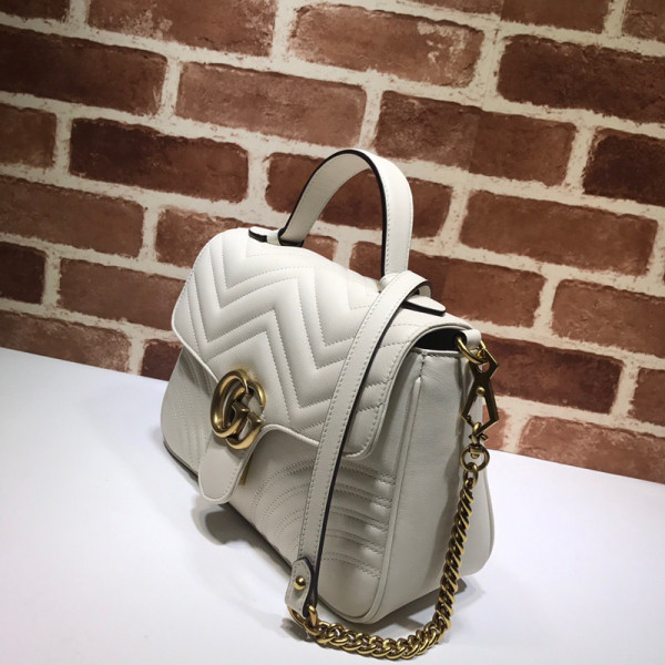 (image for) GUCCI GG Marmont Small Top Handle Bag