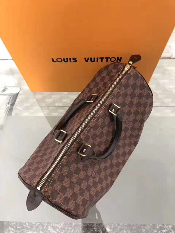 LOUIS VUITTON SPEEDY 35 [N41363] CELINE CHANEL ACCESSORIES LOEWE SHOES LOUIS VUITTON DIRO YSL OTHER BRAND HANDBAGS BALENCIAGA BOTTEGA VENETA GOYARD HERMES BURBERRY VALENTINO GUCCI FENDI MIUMIU CHLOE PRADA BVLGARI SUITCASE NEW ARRIVAL 