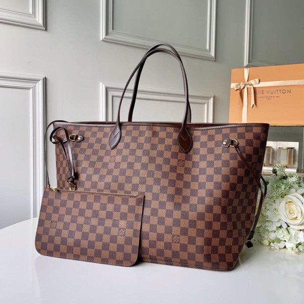 Louis Vuitton NEVERFULL GM [N41357] CELINE CHANEL ACCESSORIES LOEWE SHOES LOUIS VUITTON DIRO YSL OTHER BRAND HANDBAGS BALENCIAGA BOTTEGA VENETA GOYARD HERMES BURBERRY VALENTINO GUCCI FENDI MIUMIU CHLOE PRADA BVLGARI SUITCASE NEW ARRIVAL 