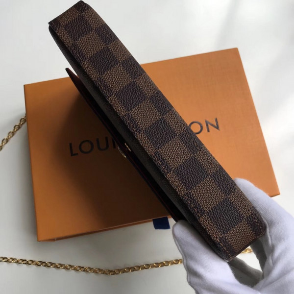 (image for) Louis Vuitton Pochette Felicie Damier Bag N63032